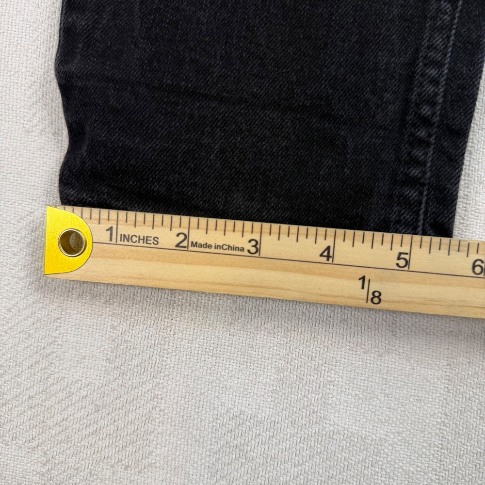 PacSun Stacked Skinny Jeans Mens 32x32 Distressed Ripped Black Denim Pants - Picture 5 of 9